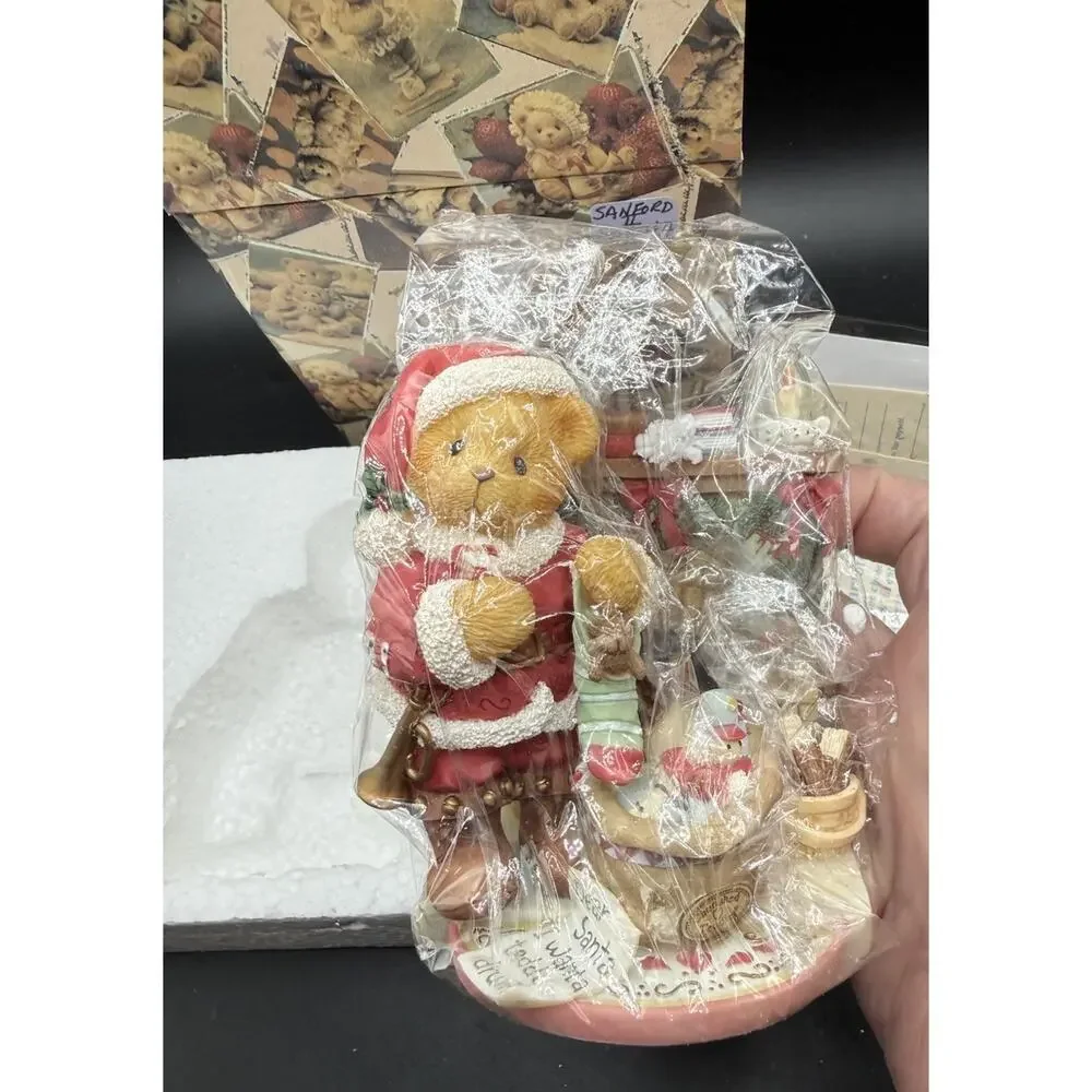 Cherished Teddies 1999 Sanford Celebrate Family Friends Tradition Santa New -7